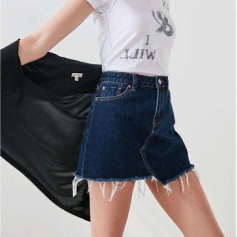 Urban Outfitters BDG Blue Pelmet Mini Skirt Small
